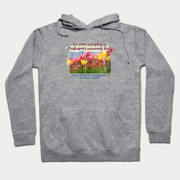 Parkinsons Awareness Day/Support Research Hoodie by YOPD Artist